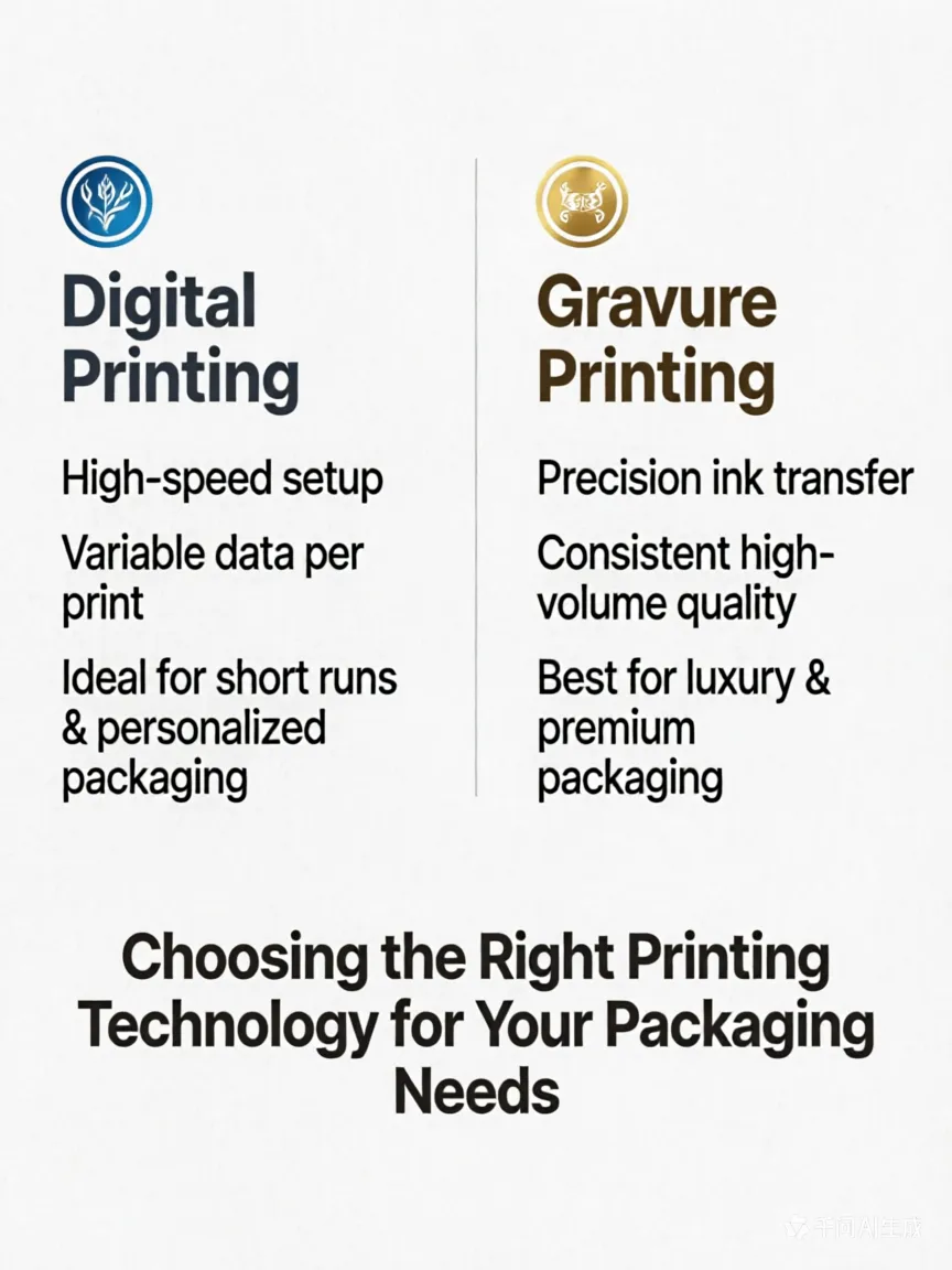 Digital Printing vs. Gravure Printing Which is Right for Your Brand