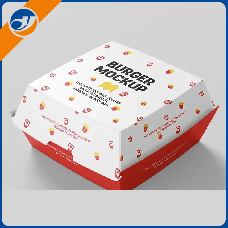 Colorful Hamburger Box