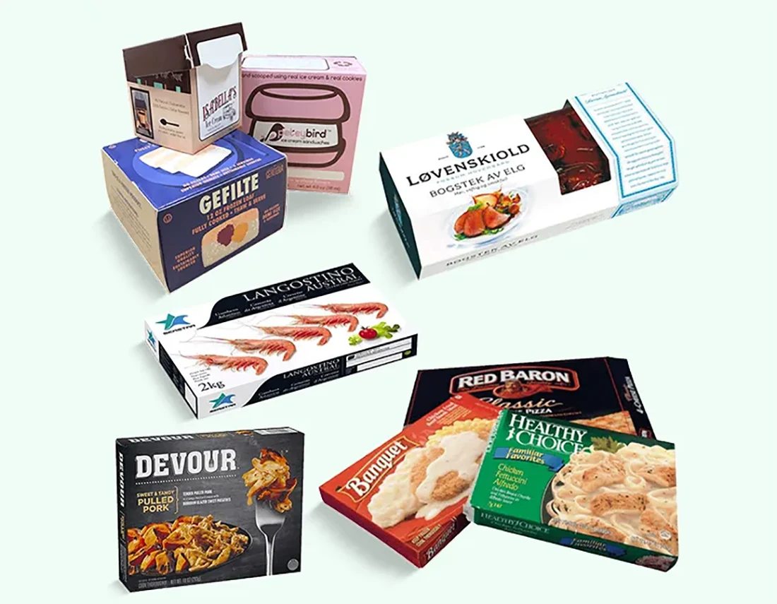 Frozen food boxes