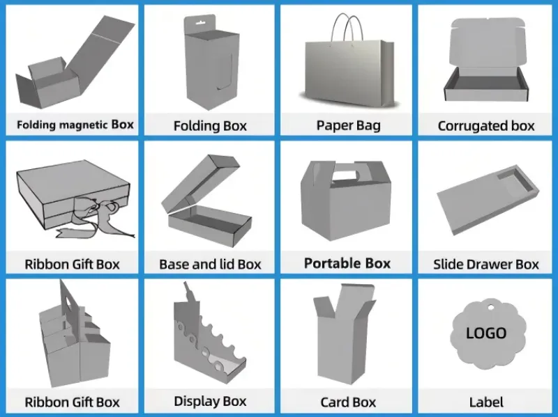 Custom printed collapsible food gift boxes by Zemeijia factory