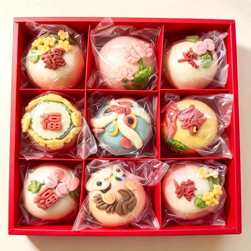Pastry and steamed bun food gift packaging box