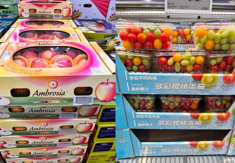 custom fruit box